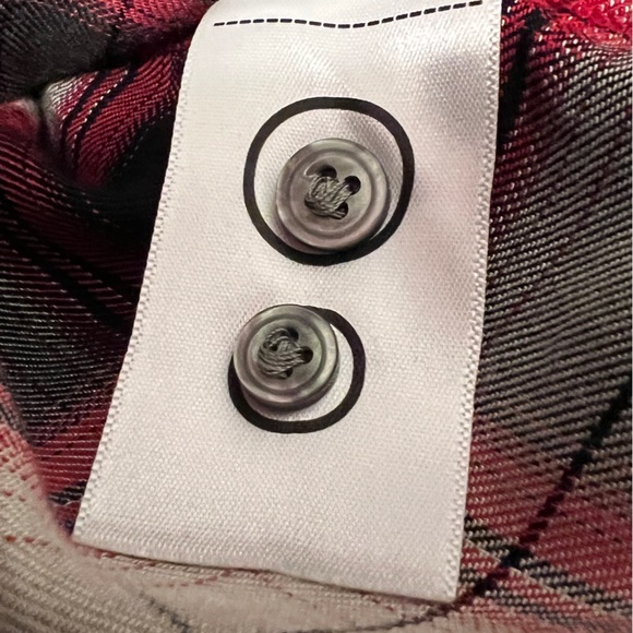 UNTUCKIt Plaid Rachel Wrap Dress in Red and Black Plaid, Size XS - Picture 13 of 15